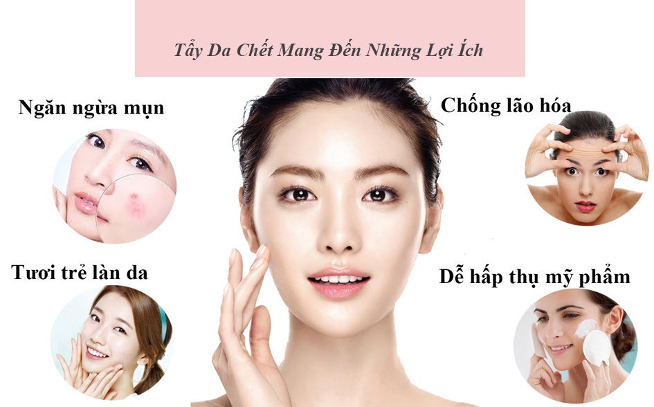 lý do thực hiện các bước tẩy da chết