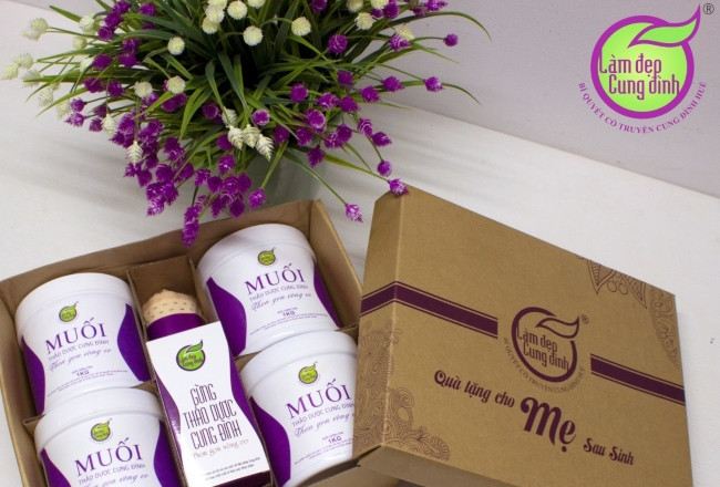 TOP 9 Muối chườm bụng sau sinh cho mẹ dáng đẹp eo thon