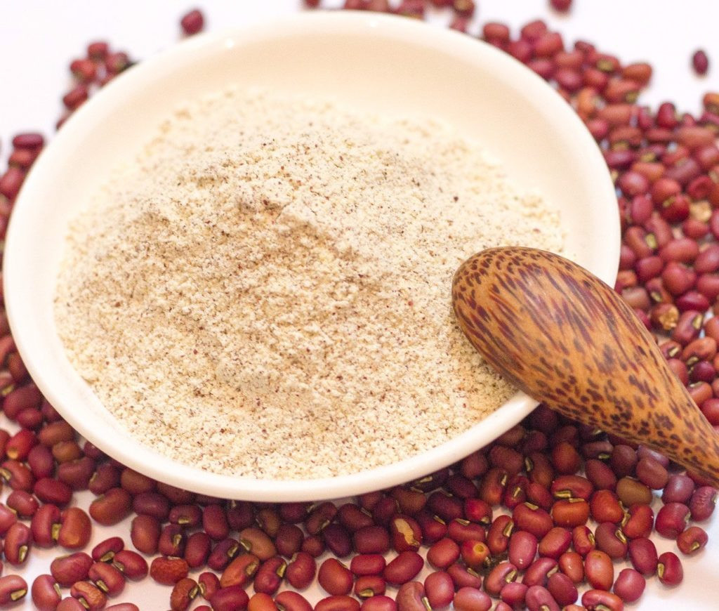 Bột đậu đỏ trắng da