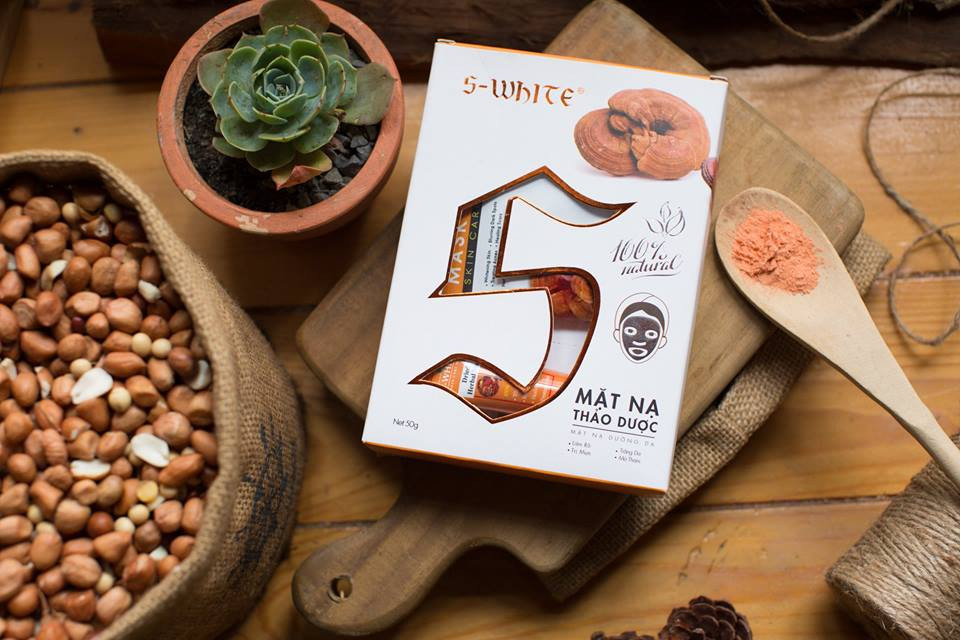 Mặt nạ thuốc bắc trắng da S-White