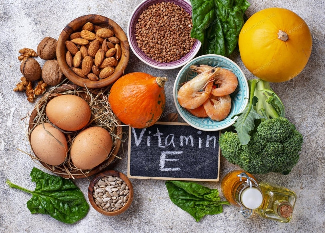 Vitamin E có nhiều trong rau củ quả